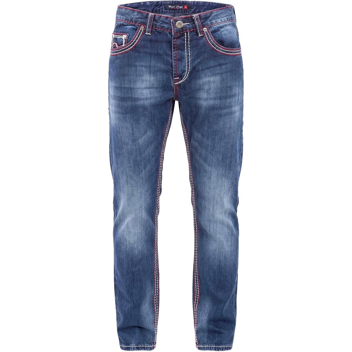 Чоловічі джинси Rock Creek Denim M33 з посиленими швами, темно-сині (42W / 36L, Rc-2272)