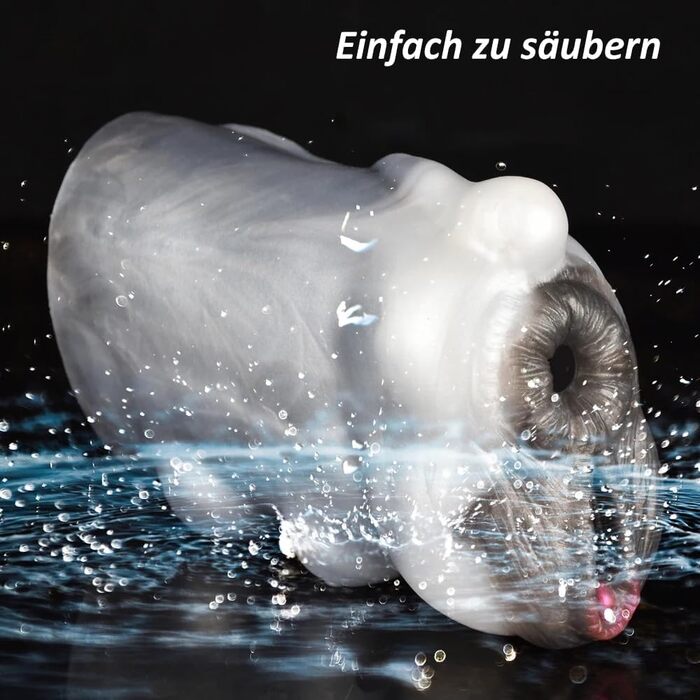 Масажер для чоловіків Guspiun 670g з реалістичним дизайном, 3D силікон, подвійний тунель, сексуальна іграшка для соло