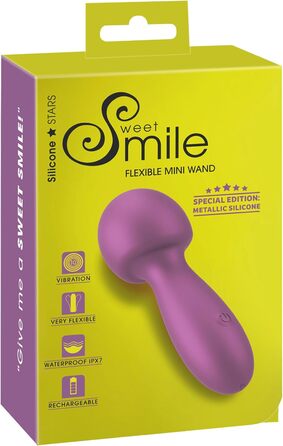 Вібратор Sweet Smile Flexible - Міні-вібратор Rosa 3,3 см