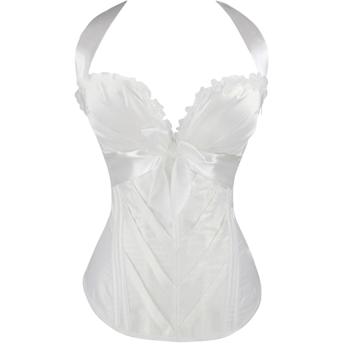 Корегуючий топ для жінок Korett, вінтажний стиль, середньовіччя, Ренесанс, квітковий принт, регульовані бретелі, шнурівка, сітка, аксесуар для суконь, бюстгальтер, білий, XL