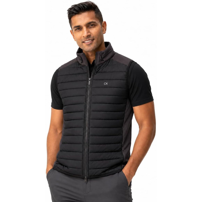 Чоловічий гібридний утеплений жилет Cavin Kein Bodywarmer (5XL, штормовий синій/чорний)