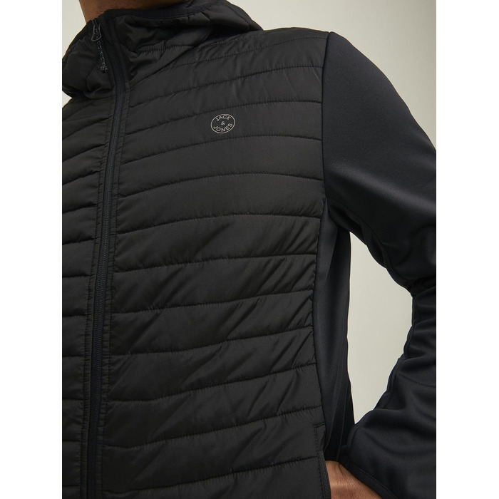 Чоловіча гібридна куртка JACK & JONES Hybridjacke L, чорна