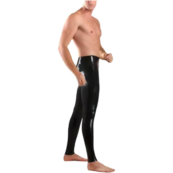 Чоловічі латексні штани VIYOLI, 0.4 мм, прозорі, без застібки-блискавки, XL