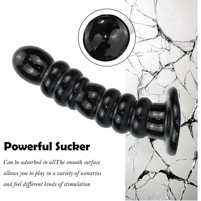 Анальний масажер Yasexx Giant з присоскою та G-Spot стимулятором для чоловіків та жінок