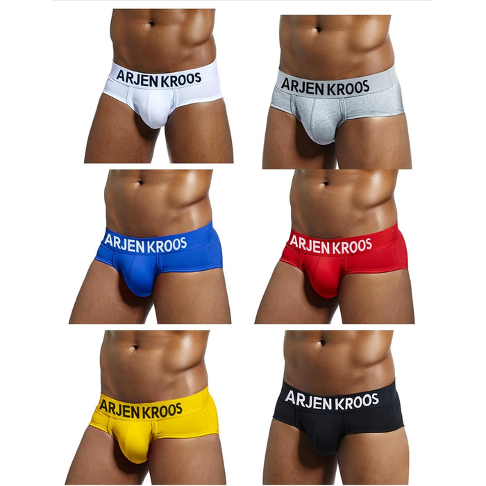 Труси чоловічі Herren Slip, бавовна, 6 шт. у наборі, кольорові (Kevin Herren)