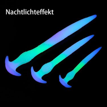 Анальний плагін NAIXBTY з ефектом супер-світлодіода, гнучкий, з рідкого силікону, для масажу простати та анального розширення. Іграшка для дорослих.