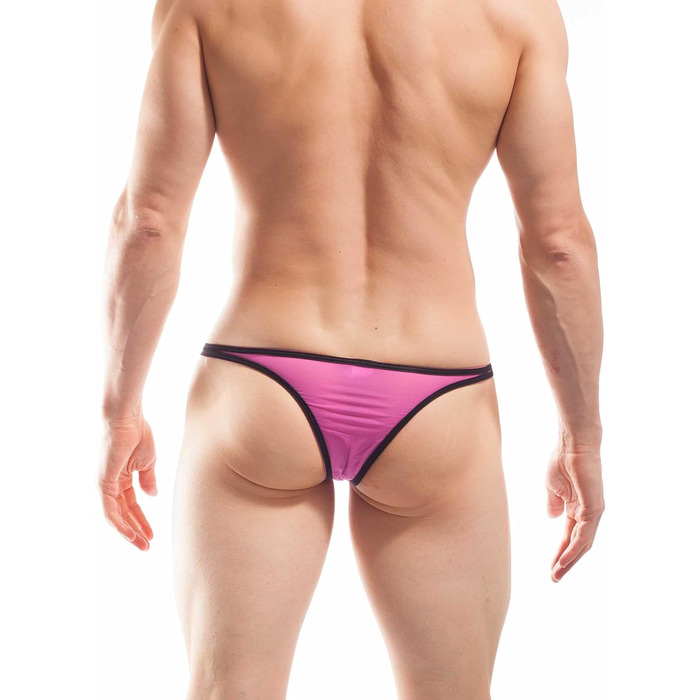 WOJOER Танга чоловіче міні з еластичної стрічки, для пляжу та нижньої білизни, Push-Up, Made in Germany, рожевий