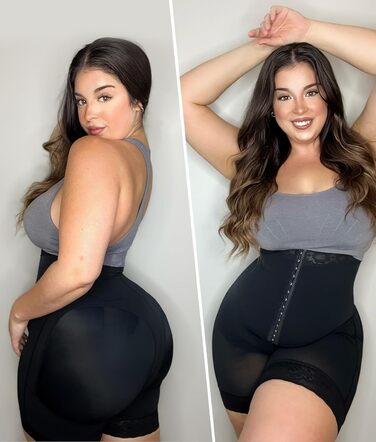 Корсет-боді YIANNA для корекції фігури, чорний, без бретелек (M)