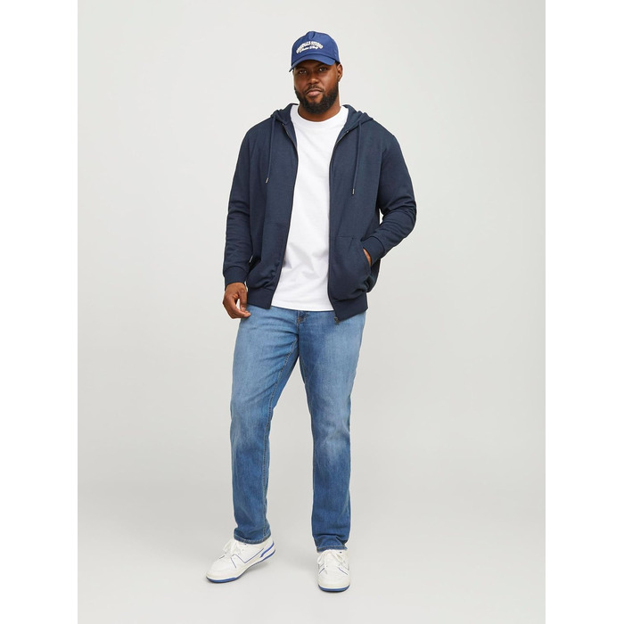 Чоловічі джинси Jack & Jones синього кольору, денім, розмір 44W / 32L