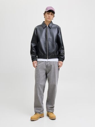 Чоловічі джинси Jack & Jones Jjialex Original Sq 067 Noos сірого кольору, розмір 30W/32L
