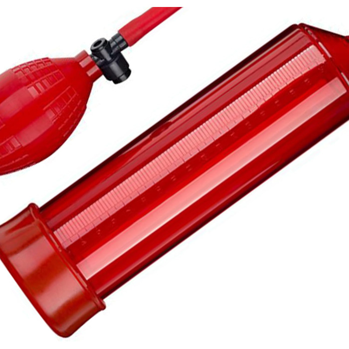 Ручний пеніс-насос TRQOYTU з мірною шкалою та помпою. Тренажер для стимуляції та збільшення пеніса. Іграшка для дорослих.