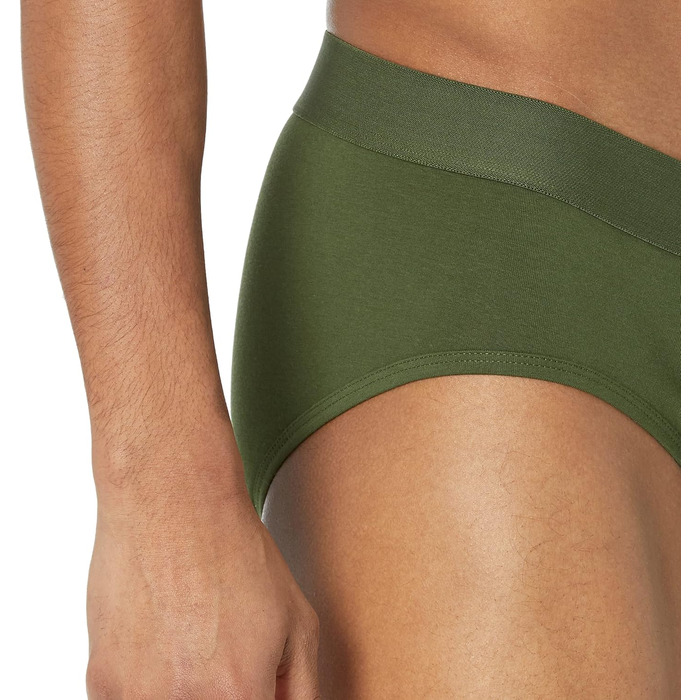 Бавовняні труси чоловічі Amazon Essentials (7 шт.) - великі розміри (3XL-5XL), різні кольори