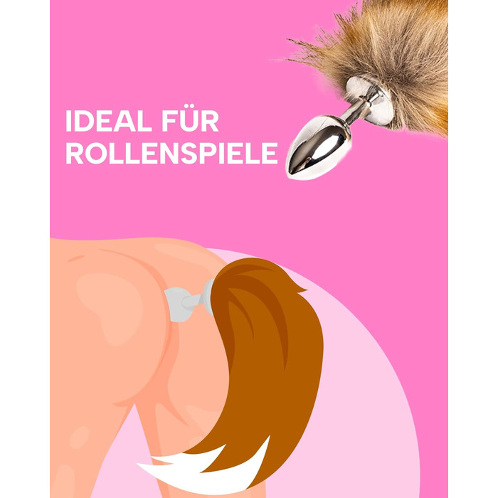 Анальний вібратор Be My Foxy з пультом дистанційного керування, 10 режимів, USB-зарядка, для чоловіків та жінок