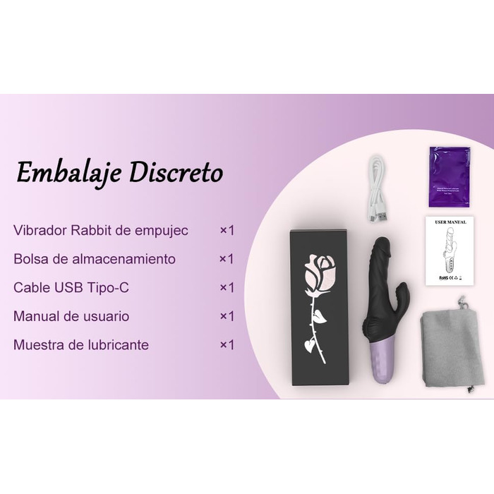 Вібратор для жінок з функцією удару - дildo, секс-іграшка для жінок та пар. 9 режимів вібрації та режим удару, G-точка та кліторальний масаж.