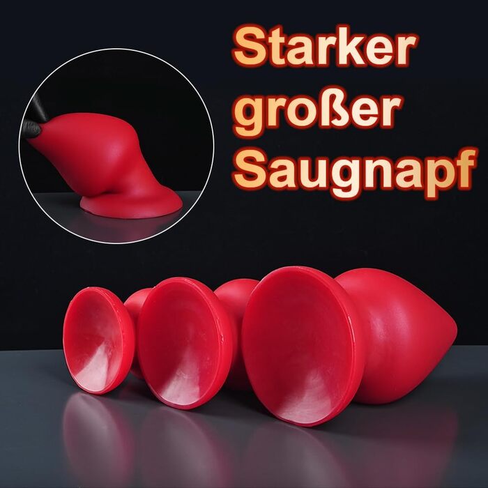 Анальний плагін NAIXBTY з силікону, XL, з присоскою для масажу G-точки та простати. Іграшки для дорослих для жінок та чоловіків