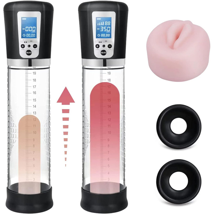 Електрична пеніс-насос для збільшення та покращення ерекції | Масажер для чоловіків