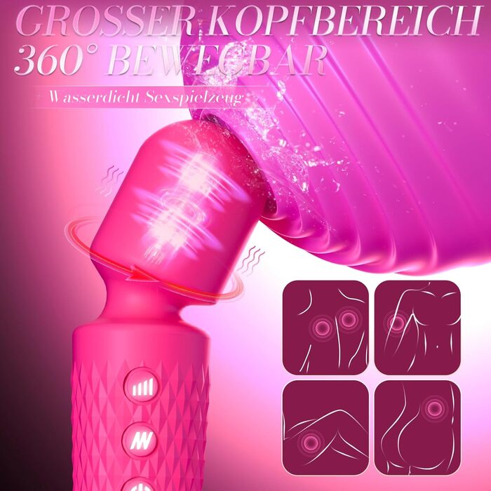 Вібратор жіночий з насадками та режимами для пар Rosenrot: стимулятор клітора, масажер простати, інтимний аксесуар