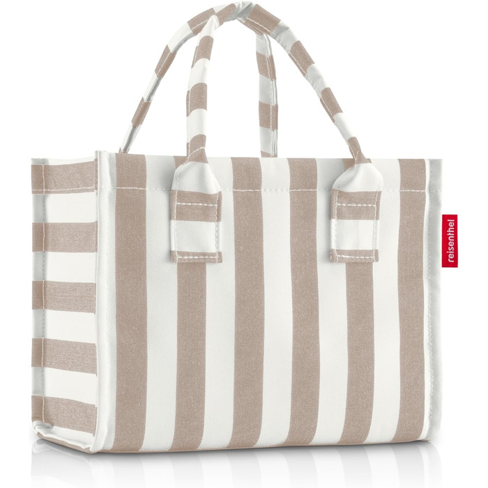 Жіноча сумка-кросбоді reisenthel daily shopper XS прямокутна, колір Summerstripes Coffee