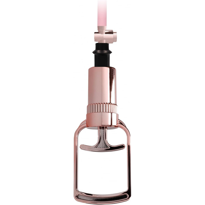 Набір для відсмоктування молока SHOTS PMP024ROS Klitoris & Nippelpumpenset, середній - Рожеве золото