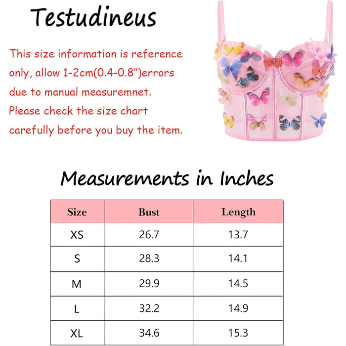 Топ-бралетта Tetudineu з квітковою вишивкою, рожевий (L)