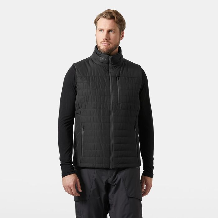 Чоловічий утеплений жилет Helly Hansen Crew Insulator Vest 2.0, колір Ebony (XXL)