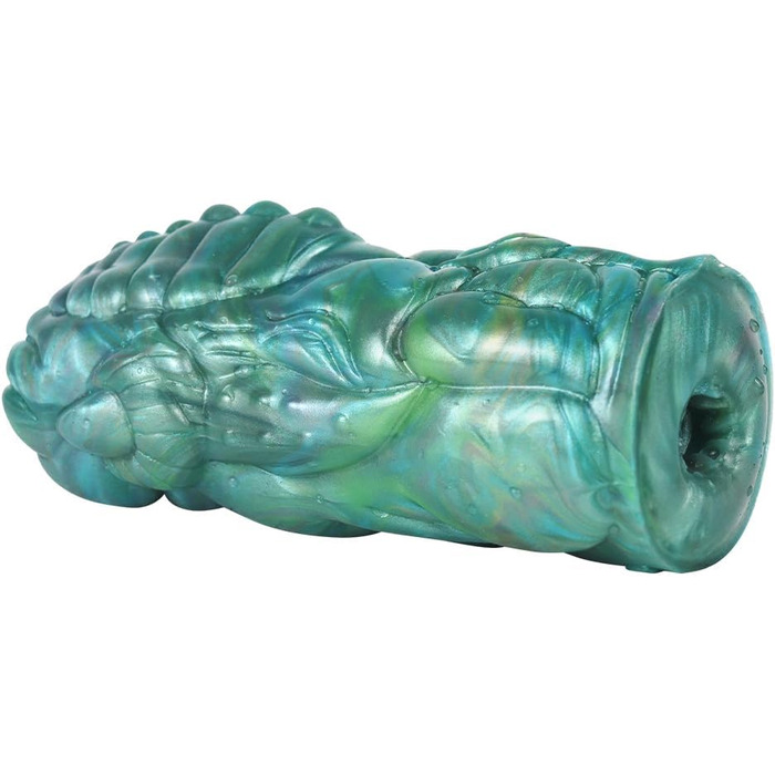 Іграшка для чоловіків Jixaxe Alien Monster - реалістична мастубаційна іграшка з вагінальним та анальним отвором, компактна, 3D, для соло