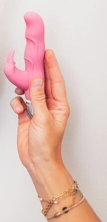 Вібратор для жінок Belladot Barbro Rabbit з вібрацією G-точки, 7 режимів, рожевий