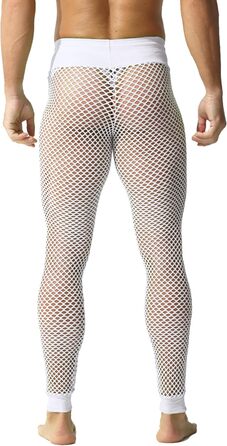 Чоловічі шорти YUFEIDA з сітчастого матеріалу, дихаючі, регульовані, спортивні лосини для чоловіків (Білий, M)