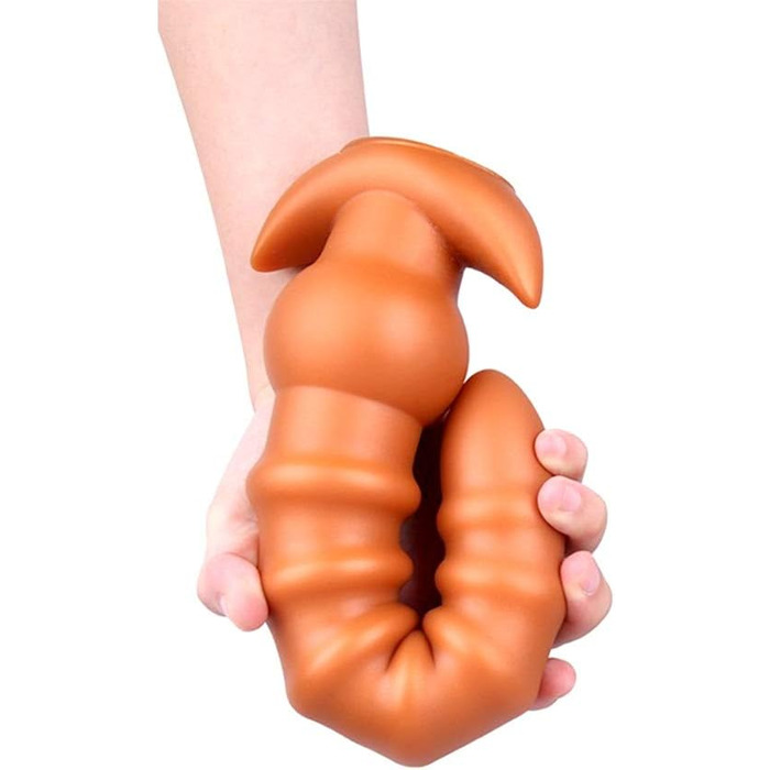 Анальний плаг Roluck з рідкого силікону з вузькою основою – іграшка для дорослих