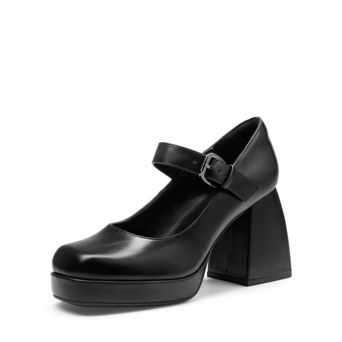 Жіночі туфлі Mary Jane Dream Pairs, чорні, екошкіра (PU), розмір 38 EU