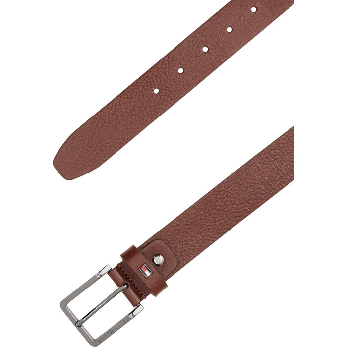 Чоловічий шкіряний ремінь Tommy Hilfiger Oliver, коричневий (Coffee Bean), 110 см