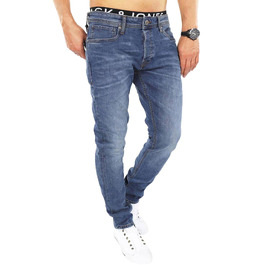 Чоловічі джинси Jack & Jones Tim Original AGI 010 Slim/Straight Fit, Medium Blue Denim (32W/32L)