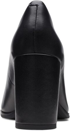 Жіночі туфлі-човники Clarks Freva85 Court, шкіряні, чорні, розмір 38 EU