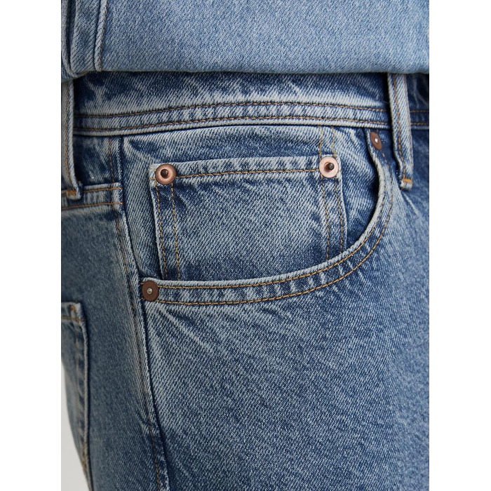 Чоловічі джинси Jack & Jones JJIALEX Baggy Fit синього кольору, денім