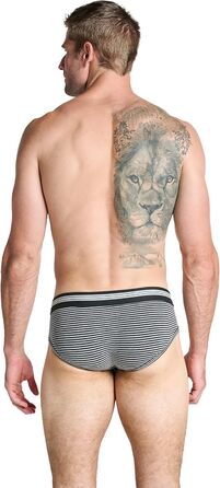 Труси чоловічі Jockey Cotton Stretch, 3 шт. в упаковці, бавовна та еластан, середньою посадкою, чорний колір, XL