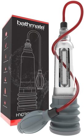 Bathmate HydroXtreme7 - водяна помпа для збільшення пеніса та покращення ерекції. Медична помпа Bathmate, виробництво Великобританія, підходить для чоловіків зі статевим членом 13-18 см.