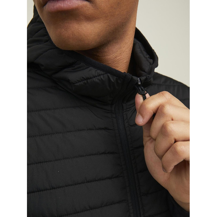 Чоловіча гібридна куртка JACK & JONES Hybridjacke L, чорна