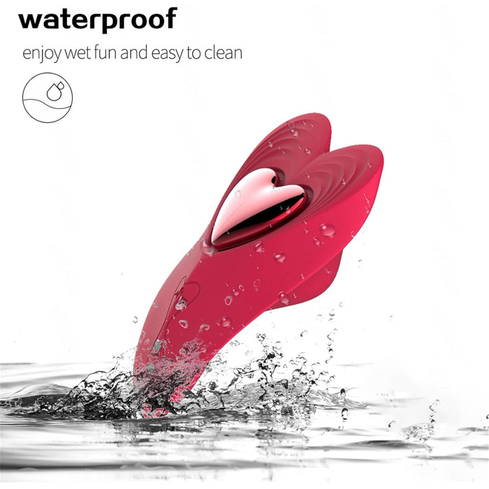 Вібратор для жінок та пар з пультом дистанційного керування, 10 режимів, Butterfly Vibrator