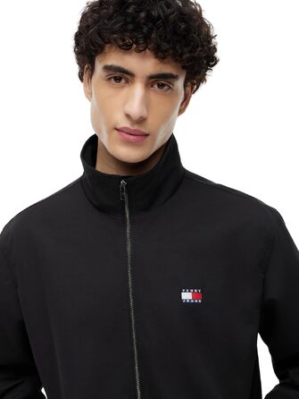 Чоловіча куртка Tommy Jeans TJM Essential Jacket, чорна, розмір L