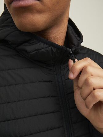 Чоловіча гібридна куртка JACK & JONES Hybridjacke L, чорна