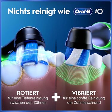 Електрична зубна щітка Oral-B iO Series 5 Matt Black: 5 режимів чищення, насадка та дорожній футляр, чорна