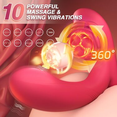 Вібратор для жінок з дистанційним керуванням та 10 режимами вібрації - Інтимна іграшка для дорослих