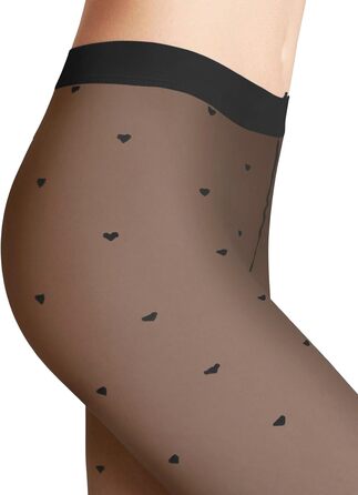 Шкарпетки-шкарпетки Falke x Kaviar Gauche для жінок, прозорі, розкішні, для весілля, без гумки, з тонким швом на кінчику, м'яка тканина, 1 шт, білий перламутр 2036 Lace (S, чорний 3009 Love)