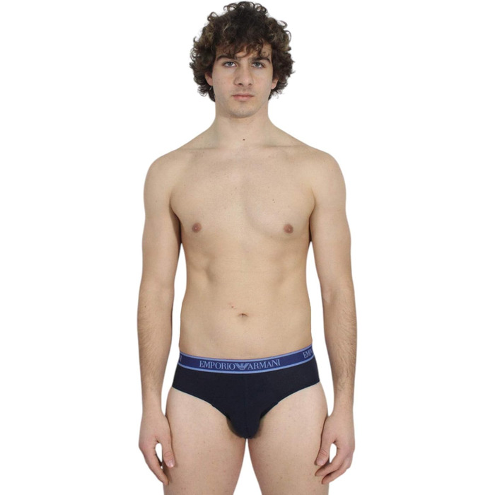 Труси чоловічі Emporio Armani (3 шт.) (L, Морський/Блакитний/Індиго)