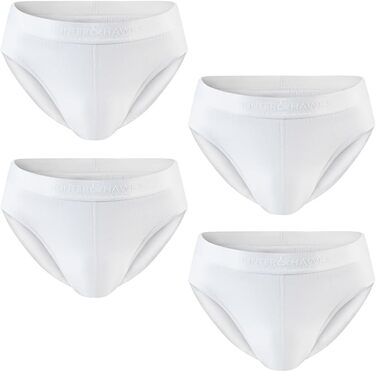 Боксерки чоловічі Hunter & Hawks 4 шт. у наборі, розмір S-6X, м'які, антибактеріальні, дихаючі, ідеальна посадка, Coo Dry Sips, мультипак (XXL, білий)