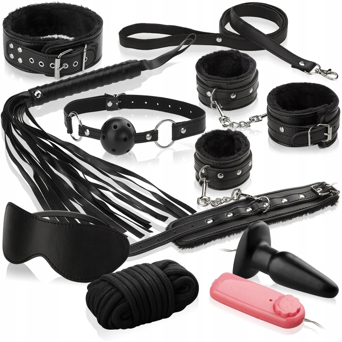BDSM-набір Ero-Bull, рожевий, 7 елементів