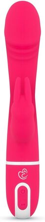 Вібратор Rabbit, подвійна стимуляція, 10 режимів вібрації - Рожевий