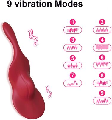 Вібратор для жінок та пар з 9 режимів та пультом дистанційного керування