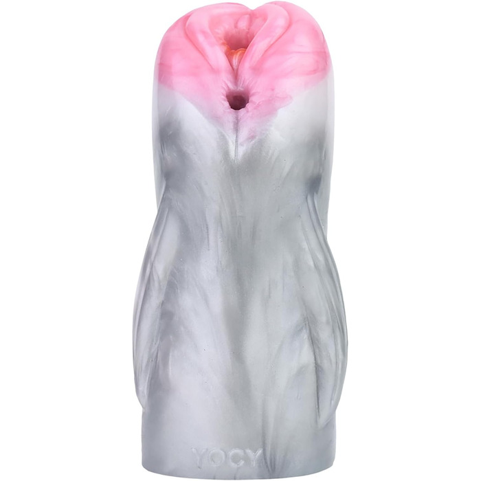 Силіконовий мастурбатор для чоловіків Qiyasex 2-в-1 з реалістичним дизайном тварин