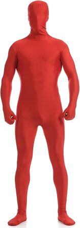 Танцювальний комбінезон-боді Leemqcyа з маскою, червоний, S (145-155см)